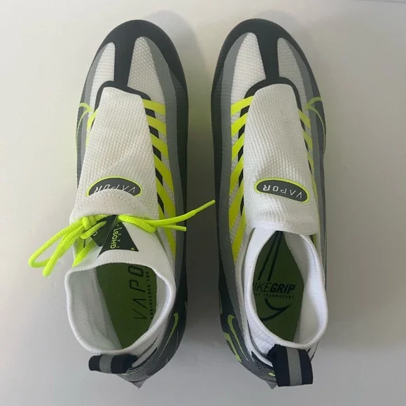 Nike Vapor Edge Pro 360 Neon Volt Dark Smoke Grey Black DQ3670-071 sz 8 Men's